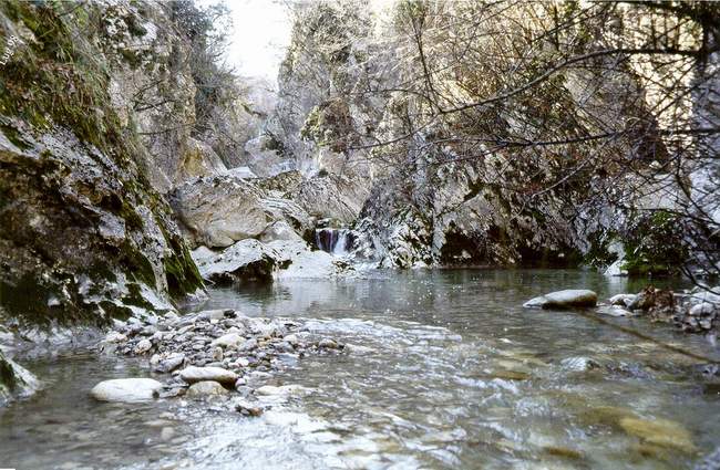 La cascata di San Nicola nell’oasi WWF di Guardiaregia (www.matese.org)